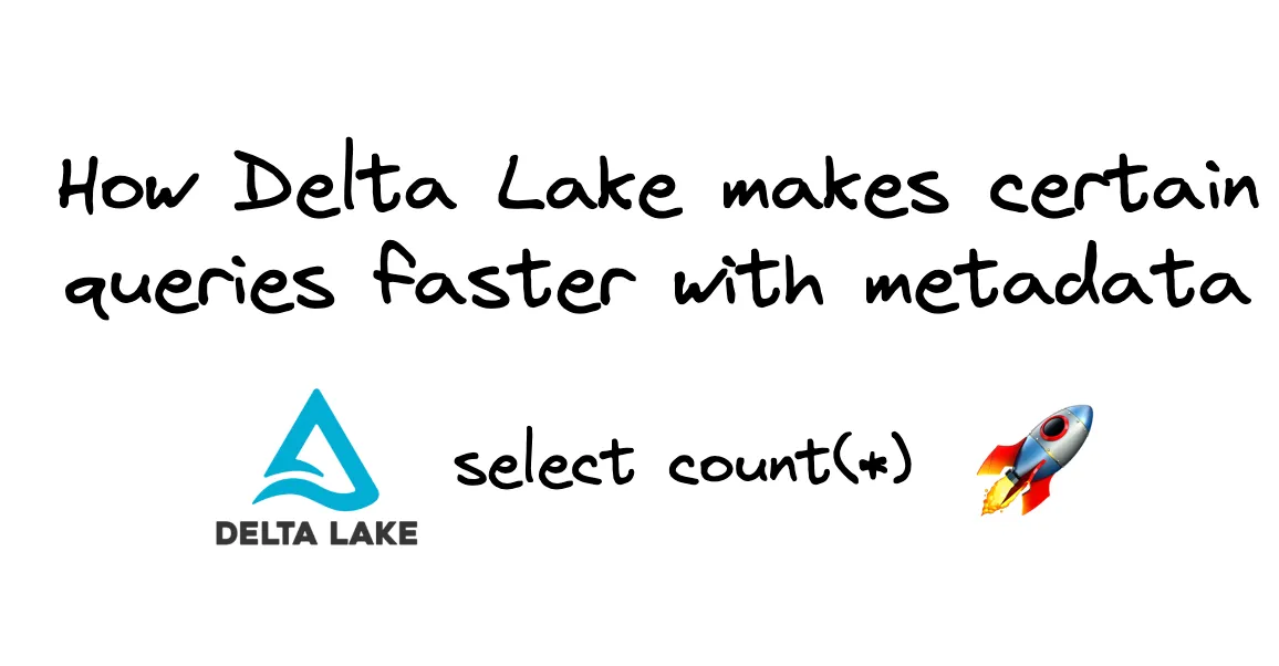 Thumbnail for How Delta Lake uses metadata to make certain aggregations much faster